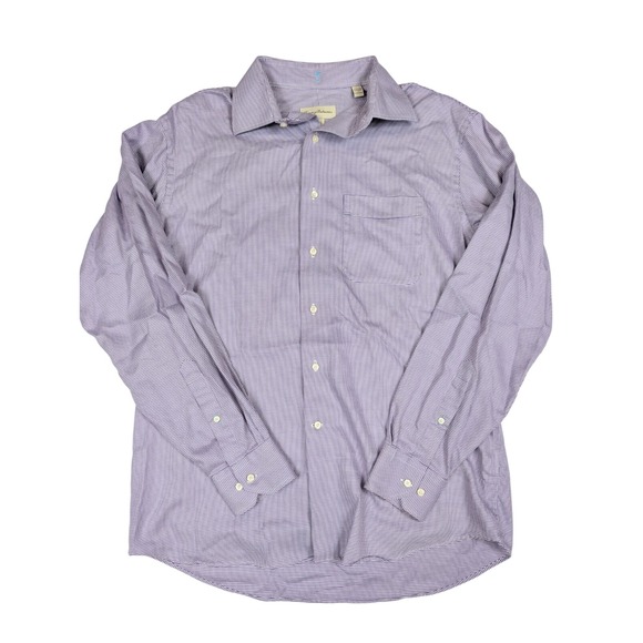 Tommy Bahama Other - Tommy Bahama Purple Collared Long Sleeve Button Up Men's Size 15.5 34-35